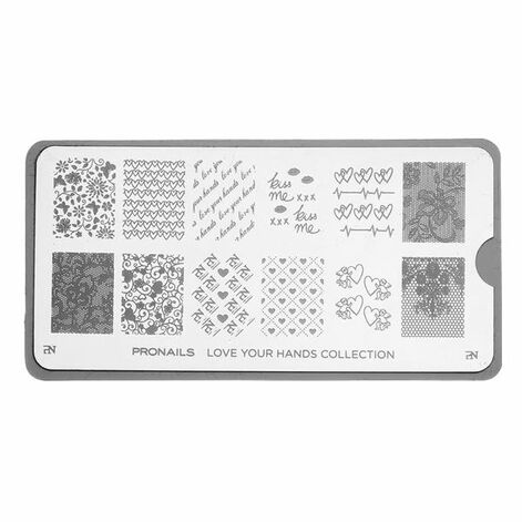 ProNails Stamping Plate + Scraper